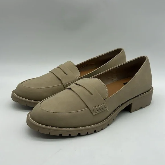 Dolce Vita Lug Loafer Women’s Shoes | US 9 / EUR 40 | Vegan Beige Dune Crisp NWT - Picture 4 of 11